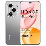 HONOR 400 Pro Smartphone 5G, 512GB/12GB RAM, Simlockfrei Android-Handy ohne Vertrag (6,7 Zoll Display, 200MP+50MP+12MP Dreifach-Rückkamera, Dual SIM, NFC, Android 15), Lunar Grey