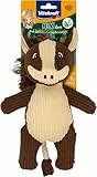 Vitakraft Forest Love Wildschwein, Spielzeug für Hunde, Hundespielzeug Kuscheltier, mit Quietscher, aus Cord (1 Stück)