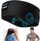Schlafkopfhörer Bluetooth,Schlaf Kopfhörer Stirnband Bluetooth 5.4 Kopfhörer Geschenk für Männer/Frauen mit Ultradünnen HD Stereo Lautsprecher für Sport,Schlafen,Reisen,Meditation,Entspannen