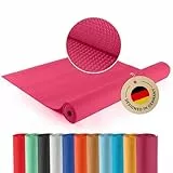 DoYourYoga Fitnessmatte Yogamatte »Kirana« aus ECO-PVC - 183 x 61 x 0,4 cm - rutschfest & robust - Gymnastikmatte Yoga Matte Trainingsmatte Pilates Workout - Altrose