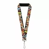 Buckle Down Unisex-Erwachsene Lanyard-1.0-Muppets 20-Character Group Pose Greens Schlüsselanhänger, Mehrfarbig, Einheitsgröße