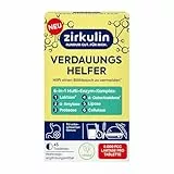 Zirkulin Verdauungshelfer 6-in-1, 45 Tabletten – Nahrungsergänzung mit 6 Enzymen & Calcium für die Verdauung - mit Laktase, Amylase, Protease, Lipase & Cellulase – vegan