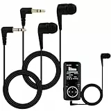 2pcs Einseitiger In-Ear-Mono-Ohrhörer für Kostengünstige Nutzung - Kompatibel mit Android, MP3/MP4, Laptop - Goldbeschichteter 3,5-mm-Stecker- Latexfreie Ohrstöpsel - Dieser einohrhörer ist sparsam.