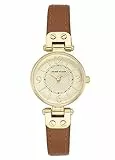 Anne Klein Damenuhr mit Lederarmband, 10/9442CHHY