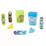 HOT WHEELS Skate Flavor Container 2er-Pack - Taschenformat mit 2 vollständig montierten Fingerboards, abnehmbare Skateboard-Schuhe, für Kinder ab 5 Jahren, HWV21