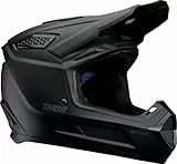 Thor MX Motocross Cross Helm Fleet Blackout schwarz, Größe: Größe M ( 57-58 )