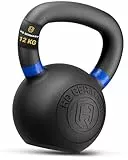 HQ Germany® Kettlebell 12kg [Pulverbeschichtung] - Gusseisen Kettlebell Set mit ±2% Gewichtstoleranz - Kugelhantel Gewicht, Hantel Gewichte Set, Kettle Bell, Premium Kettlebells mit Pulverbeschichtung
