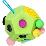 VCOSTORE Fidget Cube mit 12 Seiten, Infinity Cube Fidget Anti Stress Würfel Spielzeug für Erwachsene Kinder mit ADHS,ADD,ASD,ADHD