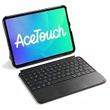 Inateck Hülle mit Tastatur,Ultraleichte Tastatur für iPad 10/11 Generation A16 2025 11 Zoll,iPad Air 11' M3/M2 (2025/2024),Air 5/4,Pro 11 4/3/2/1,Abnehmbar, mit Touchpad, QWERTZ, AceTouch KB04122