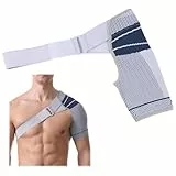 Tmefoy Schulterbandage für Frauen & Herren, Schulterstütze,Schulter Bandage, Passend für linke oder rechte Schulter, Verstellbare Schulterstütze für Stabilität und Entlastung,
