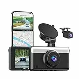 GUOH 4K Dashcam Auto Vorne und Hinten für Mercedes Benz EQE‑Class 2023 2024 Dual Fahrtenbuch mit WLAN App und 3' IPS Display,dual Camera