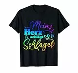 Mein Herz Schlägt Für Schlagermusik T-Shirt
