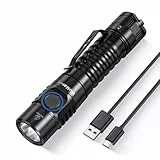 Wurkkos FC11-C LED Taschenlampe,led taschenlampe extrem hell,1200 Lumen Taschenlampe USB C Wiederaufladbar mit 90 CRI,taschenlampe led aufladbar,Magnet am Lampenboden,inkl rechargeable power(5000K)