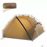 Night Cat Zelt Ultraleicht 2 Personne: Wasserdichtes Camping Wanderzelt für Outdoors Doppelschicht