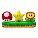 Paladone Super Mario Icon Light - Offiziell lizenziertes Mario Brothers freistehendes Schreibtischlicht, Spielzimmer-Dekor und Merchandise für Jungen und Mädchen, Nachtlicht-Geschenkzubehör für