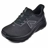 JACKSHIBO Slip-in-Schuhe für Herren, freihändig, breite Zehenbox, Slipper, Trailrunning, Walking, Tennis, athletische Sneaker, breite Fußgewölbeunterstützung, Plantarfasziitis, orthopädische Schuhe