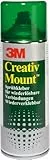 3M 52020 Sprühkleber CreativMount – Sprühklebstoff mit leichter Haftkraft für provisorische Verbindungen – Stets repositionierbar – 400 ml – Weiß/Beige