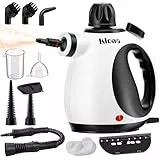 KLONA Handdampfreiniger, Dampfreiniger für Zuhause, Mehrzweck-Dampfreiniger mit 10 Zubehörteilen für Teppiche, Vorhänge, Sofas, Küche, Badezimmer und mehr.