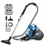 EUREKA Tasche, Leichter Staubsauger für Teppiche und Hartböden, mit Filter, Blau