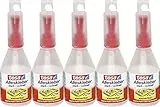 tesa Alleskleber (5x 90g Flasche, Transparent, Flüssig, Leerflasche)