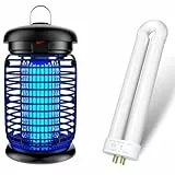 WUEAOA Insektenvernichter elektrisch + 1 pcs15W UV Ersatz Birne