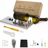 Glasschneider für Flaschen, Glasflaschenschneider DIY-Gerät zum Schneiden von Bier-, Schnaps-, Whiskey-, Alkohol-, Champagnerflaschen, Weinflaschenschneider für runde Flaschenschneider von Camdios