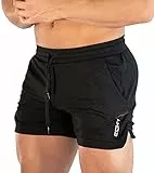Superora Herren Shorts Sport Hosen Laufshorts Trainingshose Fitness Training Outdoor Sporthose mit Tasch