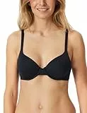 Schiesser Damen Schalen Bügel und gleitenden Cups-Unique Micro BH, schwarz_181125, 75B