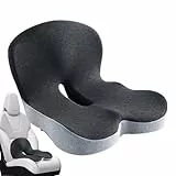 Autokissen zum Fahren – ergonomisches Benazcap Memory-Sitzkissen | stützendes Steißbein-Rückenschmerzen lindern | Komfortables Design, ideal für lange Fahrten, Bürostühle und tägliche Pendler