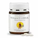Sanct Bernhard Vitamin D 1.000 I.E. Mono - 250 Tabletten, 1er Pack (1 x 63 g)