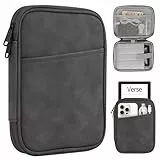 HoYiXi Universal Sleeve Hülle für 7' Kindle Paperwhite/Colorsoft 2024 Kompatibel mit 6'-6.8'' Kindle Paperwhite 2021-2012/Pocketbook/Kobo/Tolino/Sony/Tolino/Sony E-Book Reader,grau