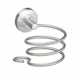 AMARE Haartrocknerhalter, Silber, Fönhalter aus Edelstahl