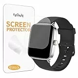 Frgnie 6 Stück Schutzfolie Kompatibel mit aeac, Fitpolo IDW28 Smartwatch, 1.85' Fitnessuhr HD Blasenfreie, Flexibel TPU Kompatibel mit LODIMEKE IDW26 Smartwatch 1,83” Displayschutzfolie