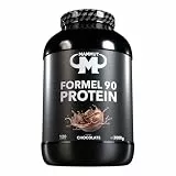 Mammut Nutrition Formel 90 Proteinpulver Schoko – 3kg – 4-Komponenten Whey Protein Pulver mit Sojaproteinisolat, Milchprotein, Eiprotein & Vitamin B6 – 77% Eiweiß