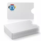 WallTrust Hartplastik Schutzhülle - 12 Stück - ohne Loch - Kartenschutzhülle für Kreditkarten Ausweis transparent - Sichere Kartenhülle und EC Karten Bankkarten