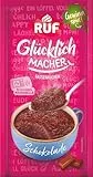 RUF Glücklichmacher Tassenkuchen Schokolade, saftiger Mikrowellenkuchen in 90 Sekunden, einfach mit Milch anrühren & genießen, schneller Kuchengenuss für zwischendurch, 1 Portion