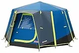 Coleman Unisex, 3 Personen Festivalzelt, Kuppelzelt, 3 Mann Campingzelt wasserdicht mit eingenähter Bodenplane, Blau, 69 x 25 x 25 cm