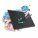 HUION Inspiroy H610X 10×6.25 Zoll Grafiktablett, Zeichentablett mit Batteriefreier Stift und 8 anpassbaren Funktionstasten OSU Pen Tablet Unterstützte Chromebook Android - für Home-Office & E-Learning