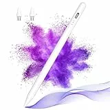 aMZCaSE Stylus Pen für Touchscreens iOS & Android, Stift für Pad, Tablet & Phone, Kapazitiver Stift mit 2 Ersatzspitzen und Palm Rejection