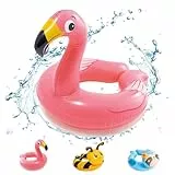 POPOYU Schwimmreifen Kinder 3-6 Jahre,Schwimmreifen Flamingo Kinder,Schwimmtiere für Den Pool,Aufblasbare Schwimmtiere Flamingo,Pool Tiere Aufblasbar Spielzeug für Schwimmbad-Party,Strand Partyzubehör