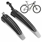 OUXI Fahrrad Schutzblech Set, Verstellbares Schutzblechset, Vorder- und Hinterradschutzbleche, Schnellverschluss, verbreitert und verdickt für Mountainbike, Citybike 20-26 Zoll Radschutzbleche