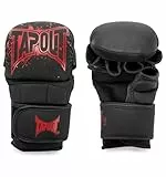 Tapout MMA Sparring- Handschuhe aus Kunstleder (1 Paar) Rancho, Black/Red, S/M, 960002