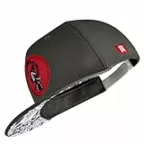Nebelkind Snapback-Cap-Herren Damen, Flat Brim minimal Curve Kappe mit Patch, Samurai, Einheitsgröße OneSize Größenverstellbar Unisex Basecap Streetwear Style Cap mit geradem Schirm
