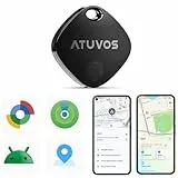 ATUVOS Air Tag Pro Smart Tags Tracker für Android & iOS, Neu Dual-System Schlüsselfinder kompatibel mit Google Mein Gerät finden or Apple Wo ist? App, Smarttag Keyfinder für Gepäck, Taschen, 1er Pack.