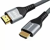 ConnBull 16K 10K HDMI 2.2 Kabel 96Gbps 2m, Ultra High Speed HDMI Kabel unterstützt 16k 60Hz 8K 240Hz 4K 480Hz, eARC, HDCP 2.3, HDR10, DTS:X, kompatibel mit PS5, Xbox