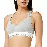 Calvin Klein Damen BH Bralette Lift Gepolstert, Grau (Grey Heather), S