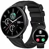Smartwatch Damen Herren, 1,39' HD Display Smart Watch mit Bluetooth Anrufe, Herzfrequenz SpO2 Schlafmonitor Schrittzähler, 112+ Sportmodi Fitness Tracker, IP68 Wasserdicht Sport Uhr, für Android iOS