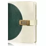 BIROYAL A5 Tagebuch mit Schloss - Tagebuch für Erwachsene mit 256 Seiten, 120gsm Papier - Hardcover Notizbuch für Frauen & Männer - Journal Buch mit Schloss - Bullet Journal, Notebook
