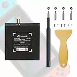 Antank Ersatzakku HAC-003 Kompatibel mit [2017] Nintendo Switch HAC-001 Spielekonsole Akku Wechseln, 4310 mAh Akku mit DIY Reparieren Werkzeugsatz