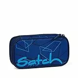 Satch Schlamperbox - Mäppchen groß, Trennfach, Geodreieck - Next Level - Blau, einheitsgröße